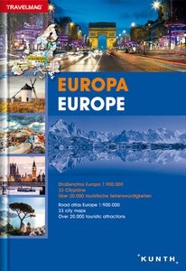 Veiatlas over Europa på 376 sider - Road Atlas Europe