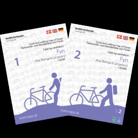 Sykkelkart 3/8 over Fyn, Als, Ærø, Tåsinge og Langeland 