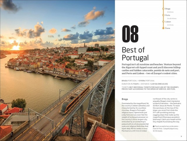 Redaksjonell side Med tog i Europa