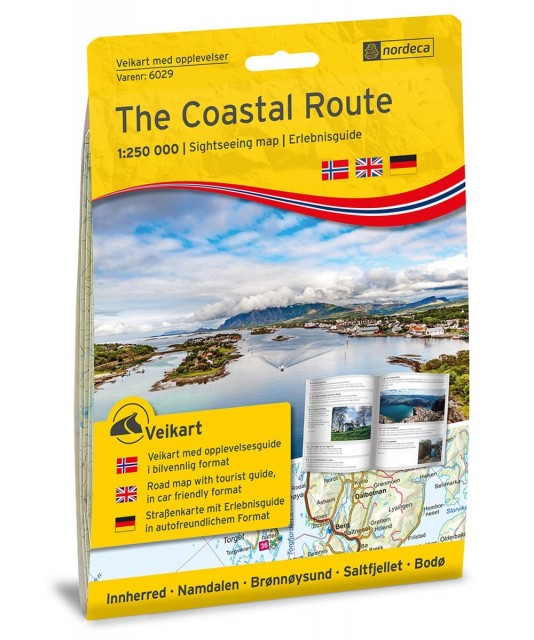 Forsiden av cover for kartet over Kystriksveien RV17